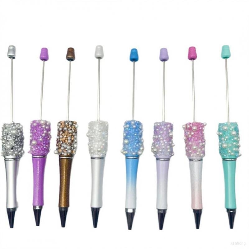diy pearl sugar beaded pen high appearance level full star ballpoint selling student stationery spot wholesale