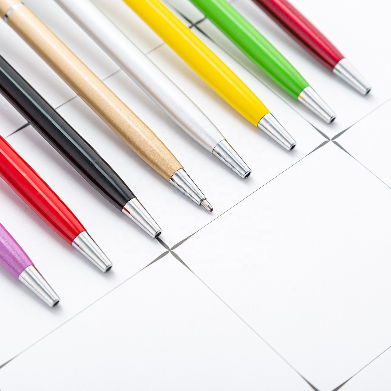 Cheap Price Hluxuryality Promotional Custrose Goldlslimhin Hotel Stylus Pen Metal Ballpoint Pen Customized Ningbo Snow Globe Pen