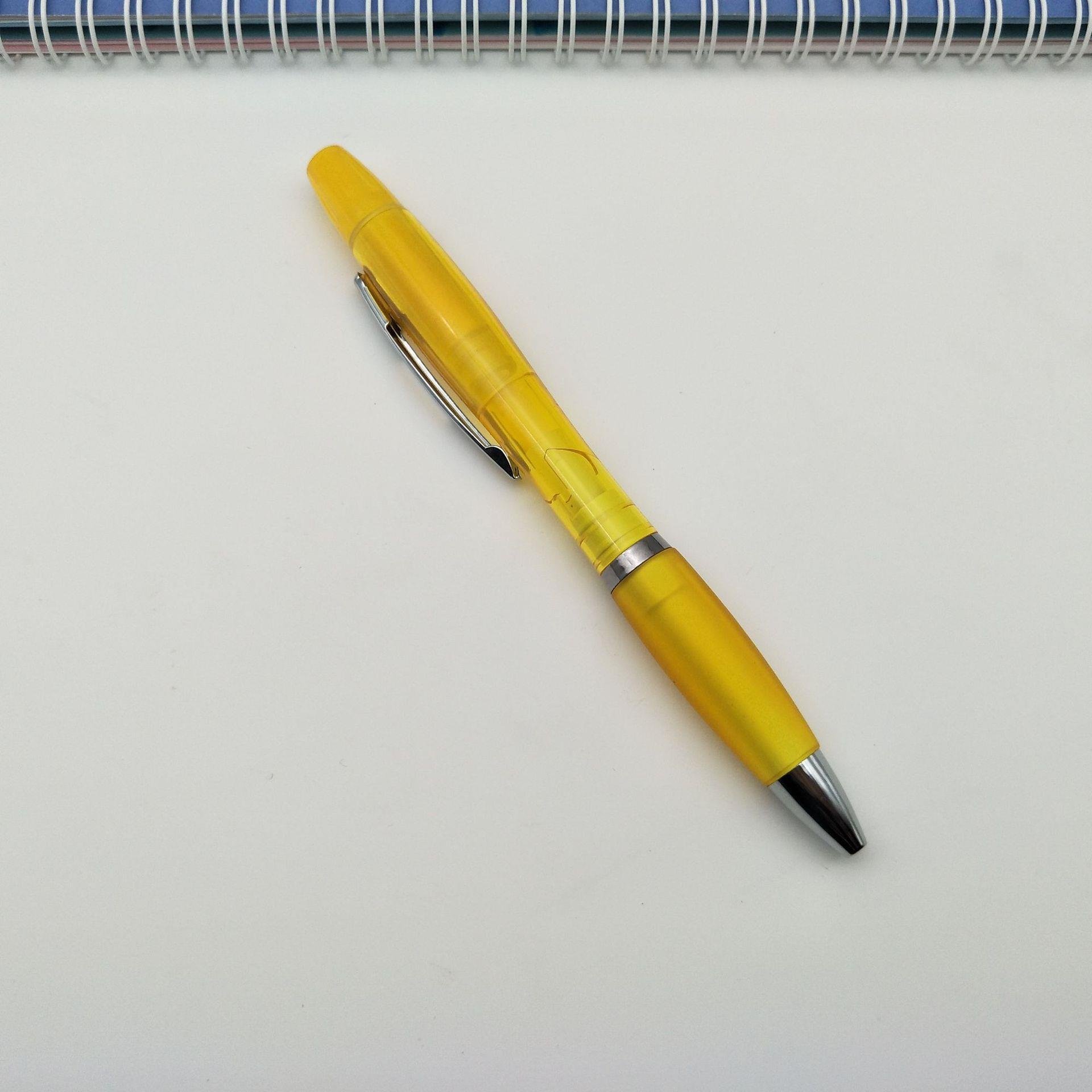 Custom Logo LED Gel Pen ABS Plastic Metal Stylus Cute Rubber Touch Screen Ballpoint Promotional Business Advertising Gift Pen