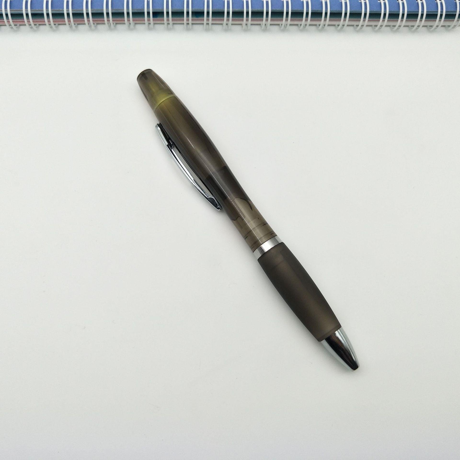 Custom Logo LED Gel Pen ABS Plastic Metal Stylus Cute Rubber Touch Screen Ballpoint Promotional Business Advertising Gift Pen