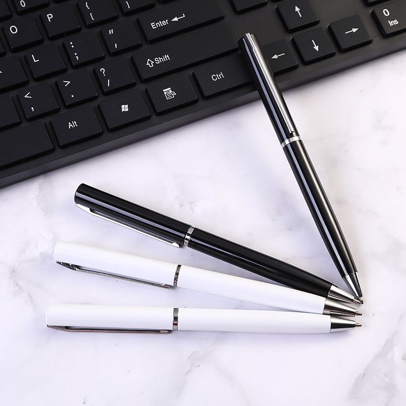 High Quality Custom Metal Advertising pen Promotion Gift Hotel Ballpoint Pen Printed