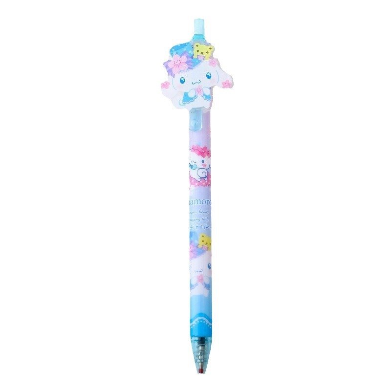 School Stationery Kuromi ballpoint pen, 0.5mm Melody pressing pen 48pcs/Box KT Kuromi press ballpoint pen 1010