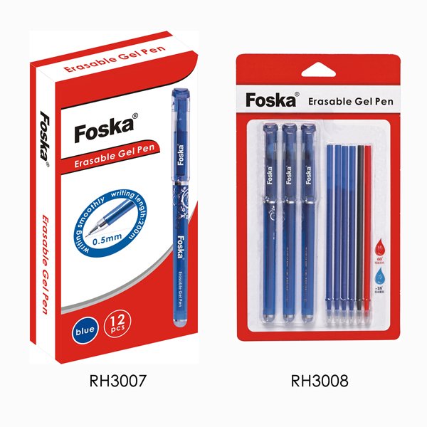 Good Quality Black and Blue Color Erasable Pen