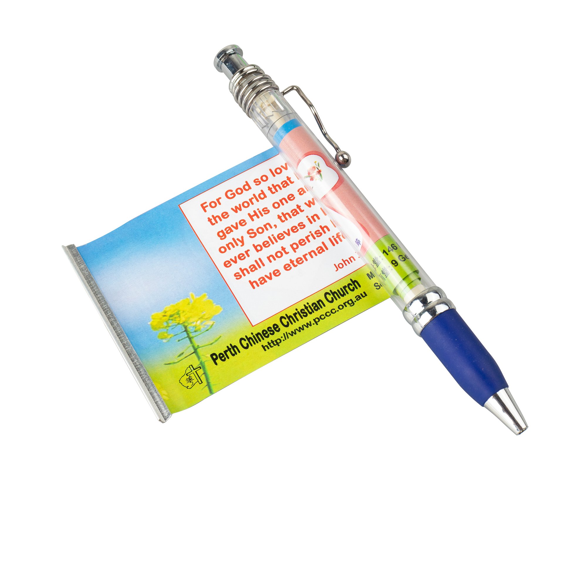 MEGA Wholesale Plastic Transparent Tube Advertising Banner pen Printed Promotional Message Pen Retract Paper Flag Pen