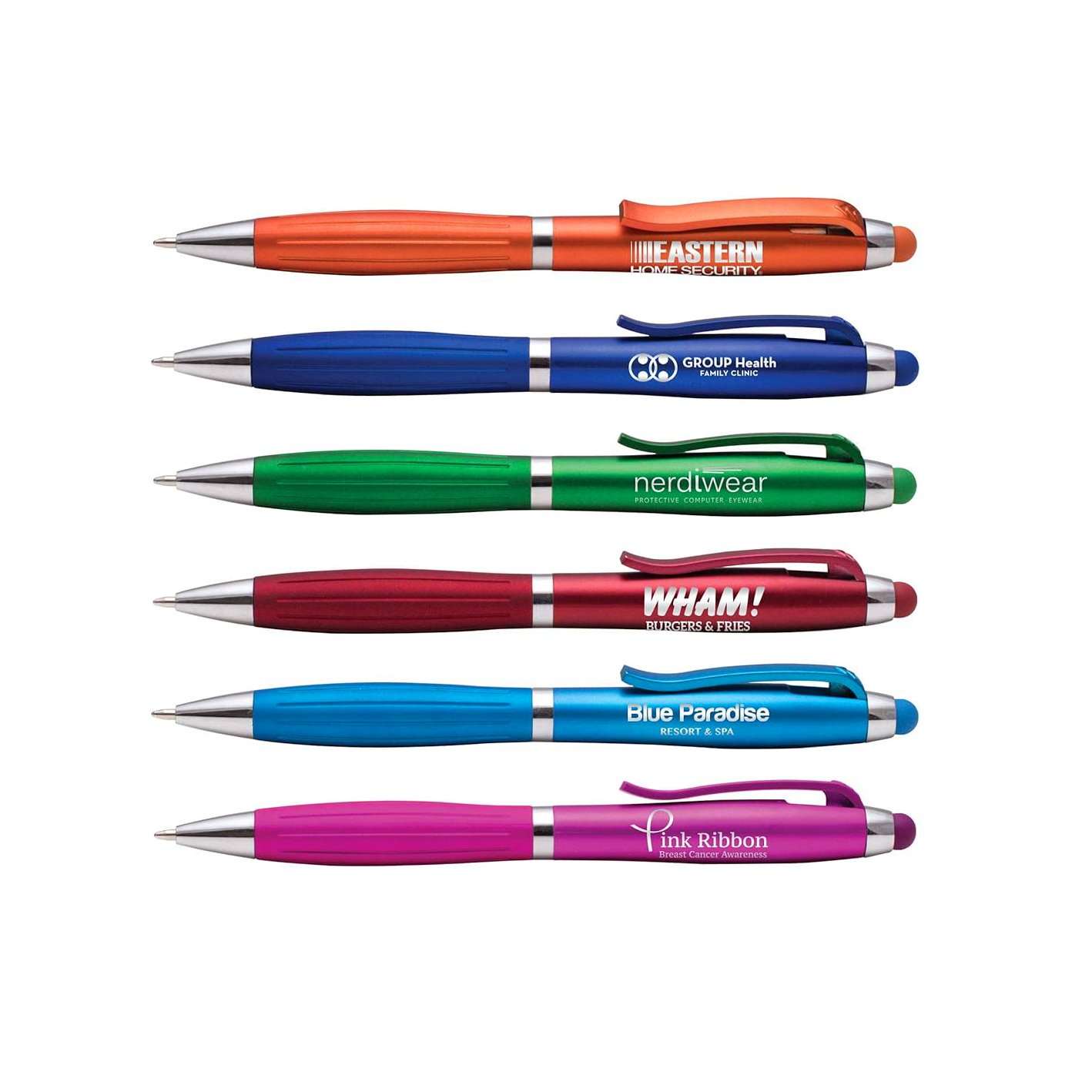 U-Meking Custom Logo Promotional Business Pen Rubberized Ballpoint Pen for Hotel and Party Events Metal and Plastic Material