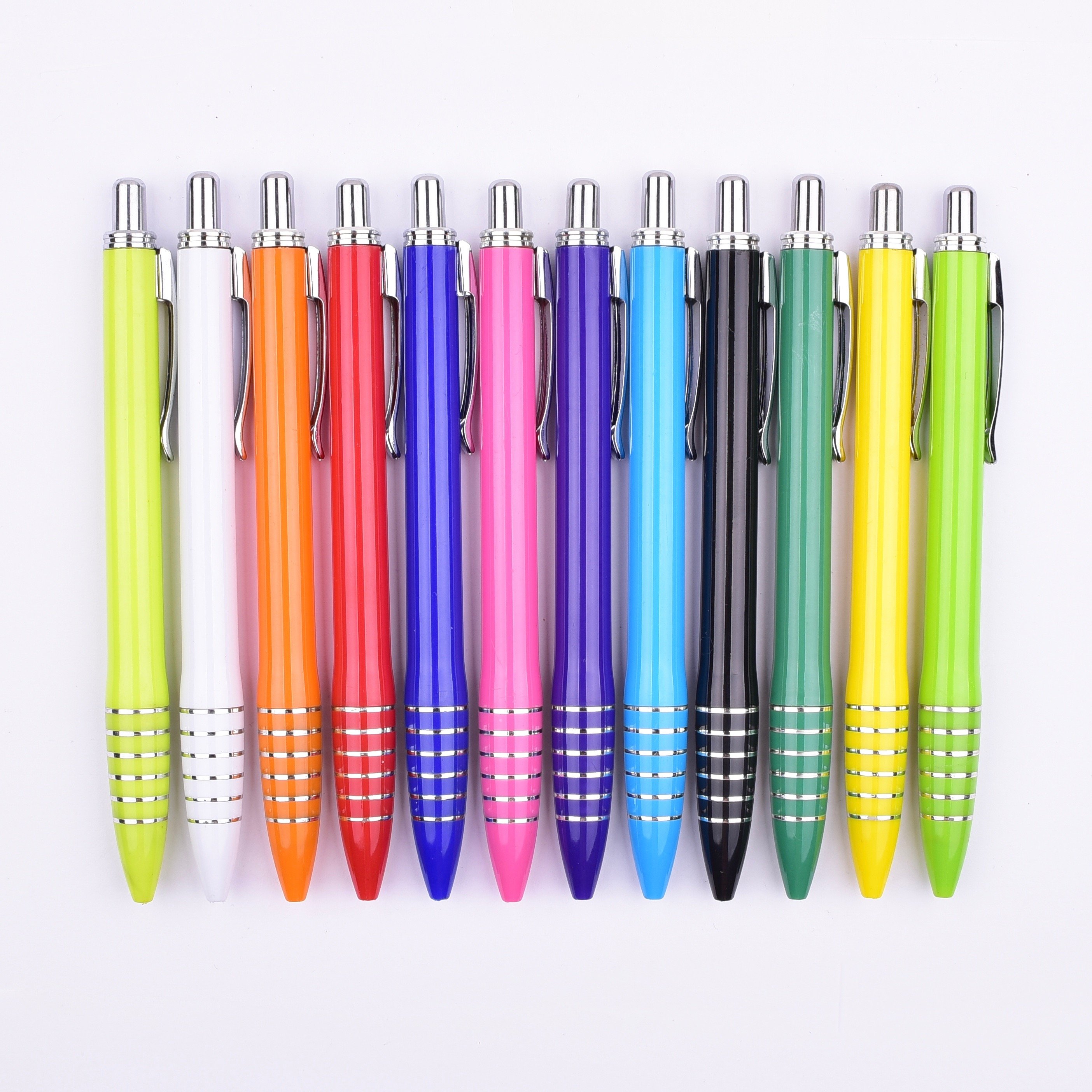 Best Selling Branded Metal Clip Ballpoint Pens Customized Logo High Quality with Fashion Design and 1.0mm Writing Width