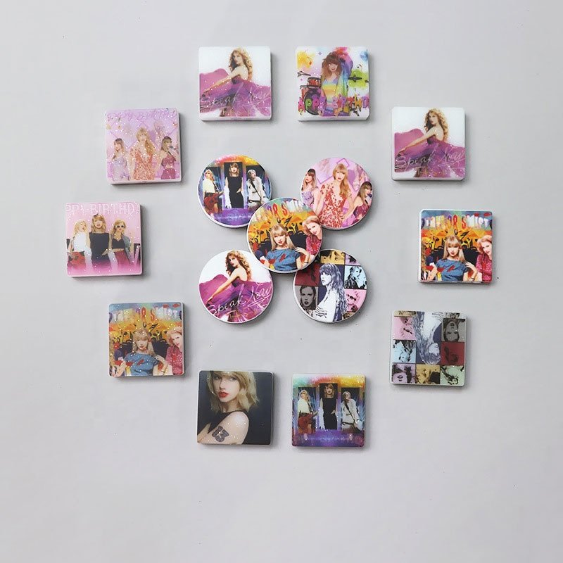 Promotion Gifts DIY Beadable Pens Monogram Singer Album Printed Silicone Beads Ballpoint Pen