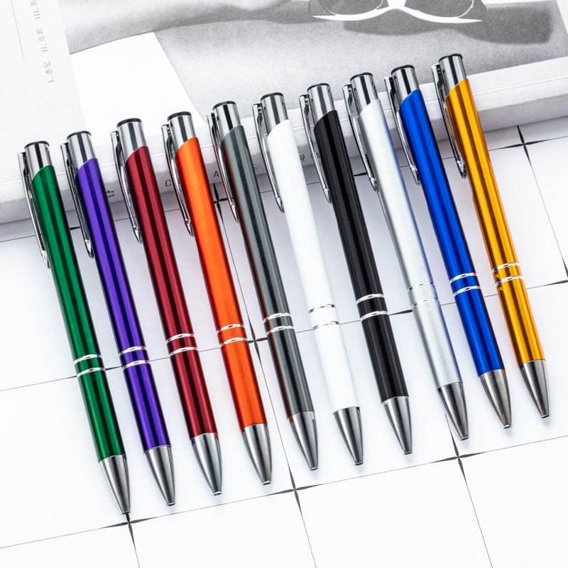 TL739 Wholesale Customizable Logo Metal Ball Pen Business Printing Company Brand Promotion Gift Custom Advertise Ballpoint Pen