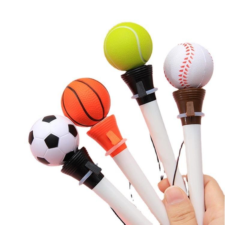 Theme Novelty Funny Tennis Cute Baseball Sport Ball Shape Pen for Kids School Office Home Supplies