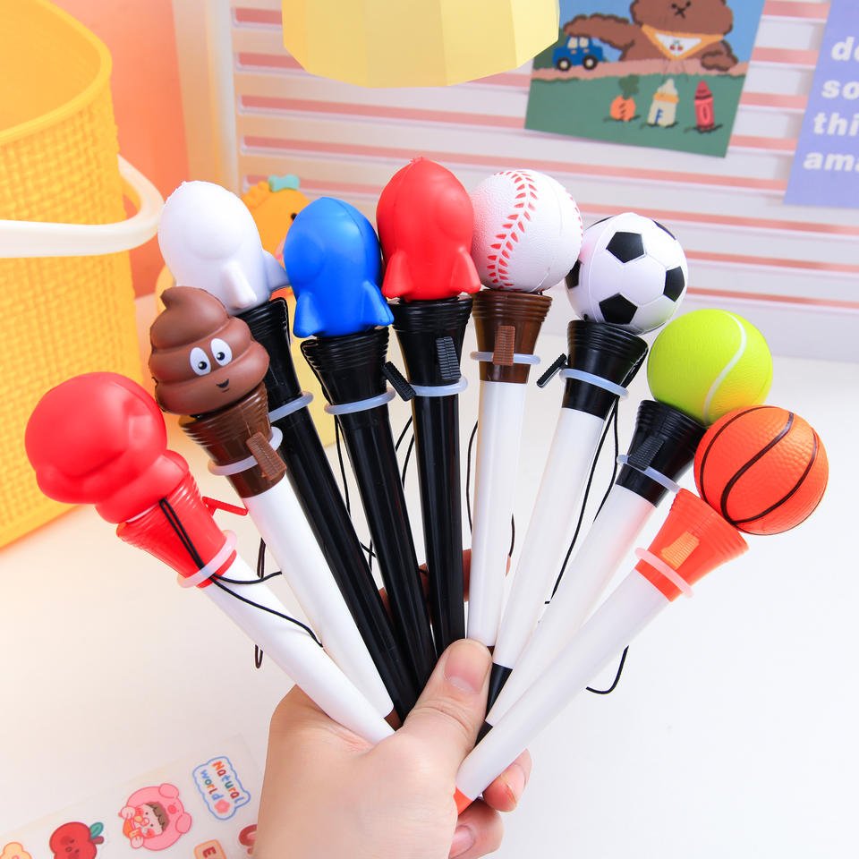 Theme Novelty Funny Tennis Cute Baseball Sport Ball Shape Pen for Kids School Office Home Supplies
