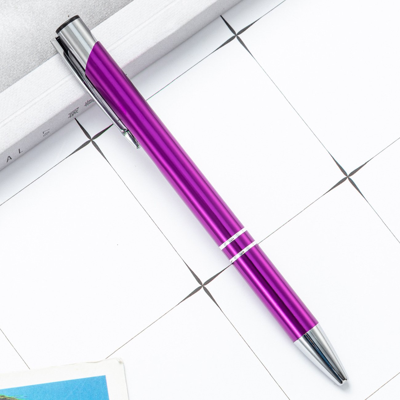 Luxury Novelty Metal Ball Pen Promotions Custom Logo Advertising Ballpoint Pen Personalized Engraving Quality Personalized Gift