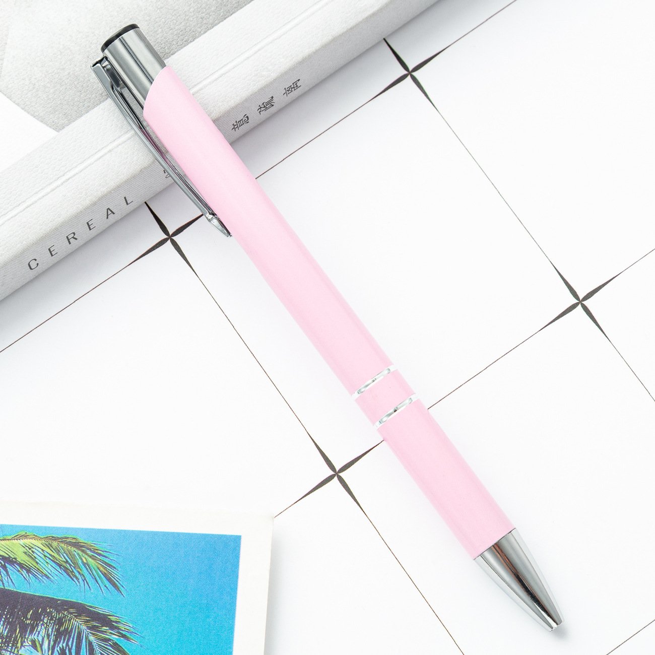 Luxury Novelty Metal Ball Pen Promotions Custom Logo Advertising Ballpoint Pen Personalized Engraving Quality Personalized Gift