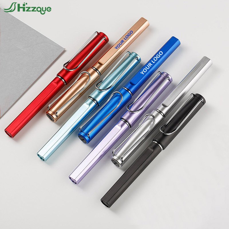 High Quality Luxury Black Gel Pen Business Promotion Black Ink Plastic Gift Pen Customized Logo