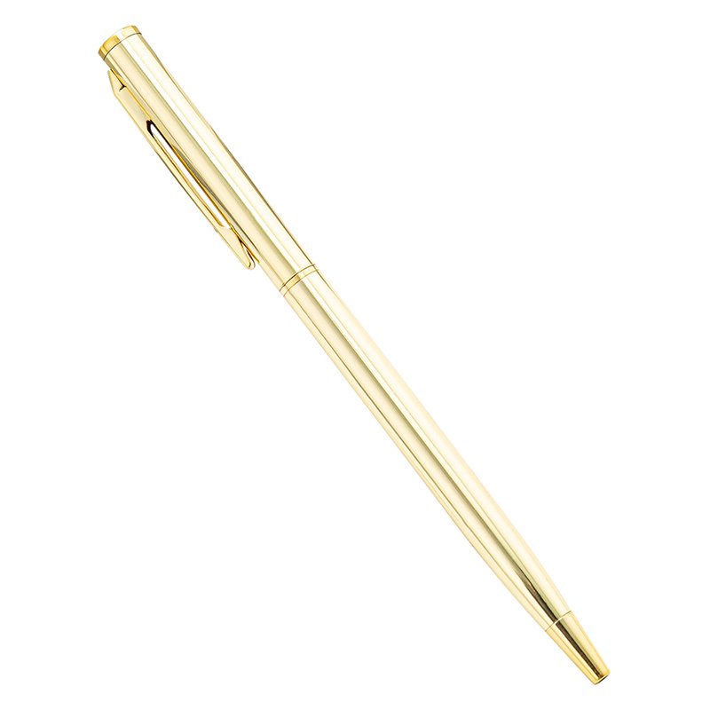Custom Promotional Golden color Ballpen Custom Roller golden metal ballpoint pen
