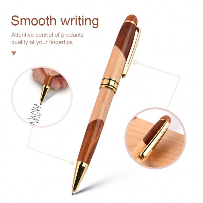 High Quality Luxury Gift Business gifts for friends Pens Wood Ballpoint Pen with Custom Logo or Engrave Name