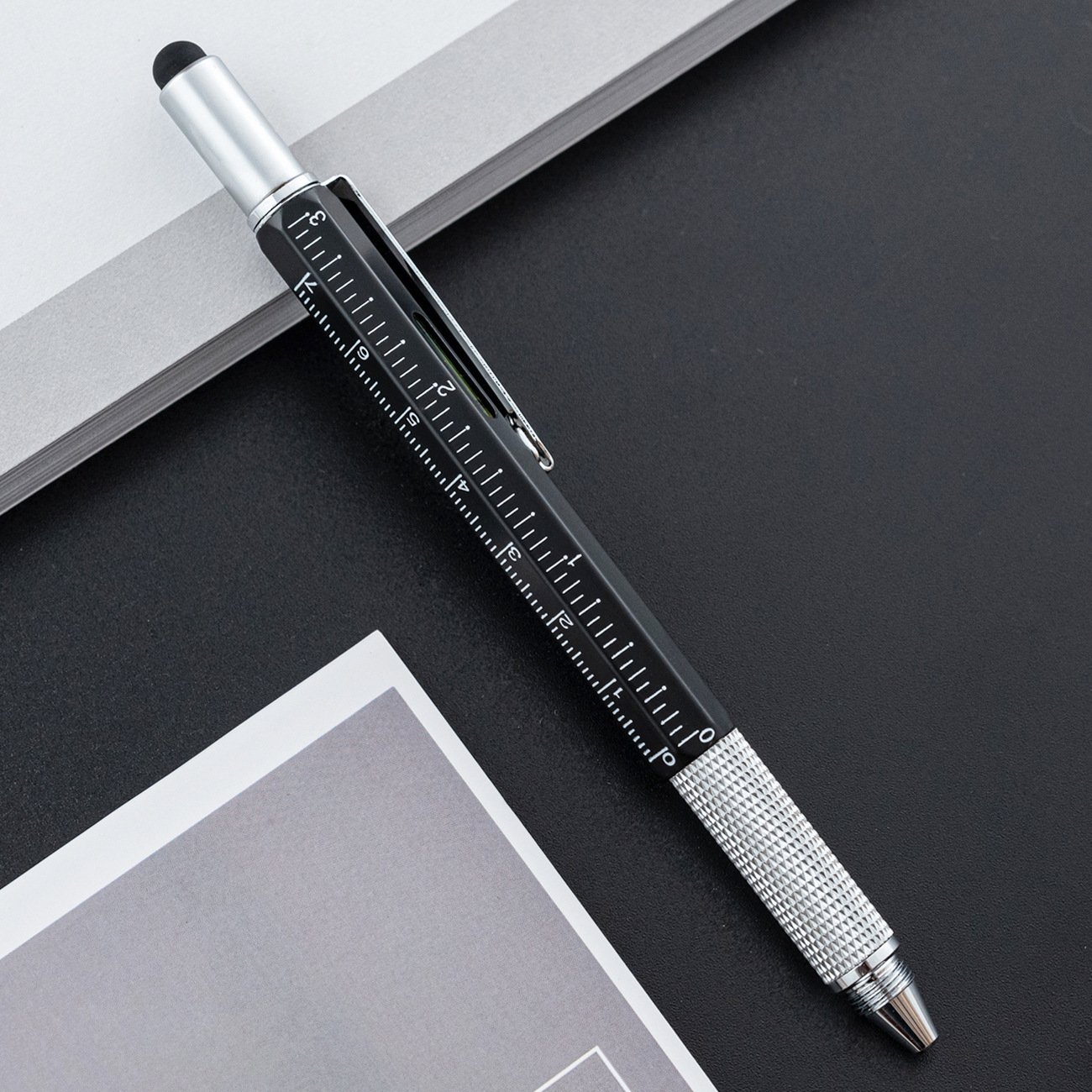 wholesale custom logo multifunctional ballpoint pen luxury metal ballpoint pens 6 in 1