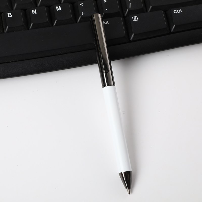 Promotional Customized Logo Business Office Gift Luxury Ballpoint Pen Metal Twist Pen Carbon Fiber Pen