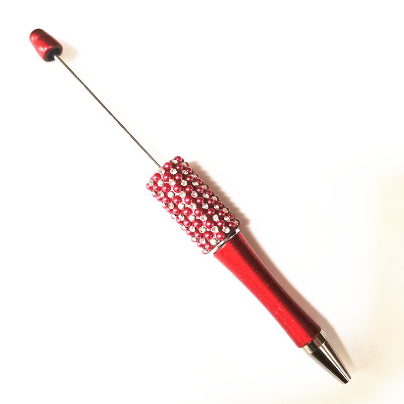 DIY Diamond Beaded Pen Bead Pens Creative DIY Novelty Jewelry Decorative Bead Gift Ballpoint Plastic for Key Chain DIY