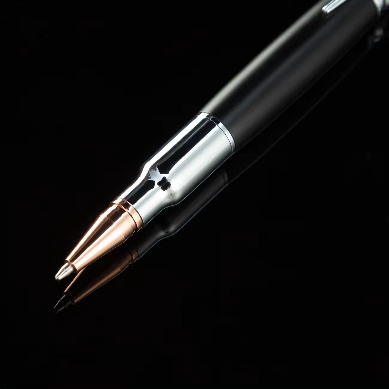 Wholesale Creative Metal Pen Press-Action Machine Gun Design Multi-Color Ballpoint Pen with Custom Logo for Business & Gift Use