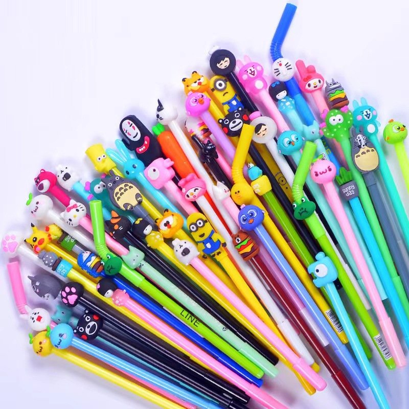 2023 girly kawaii ballpoint pen customize logo for Ins Korean Japanese School Stationery Supply