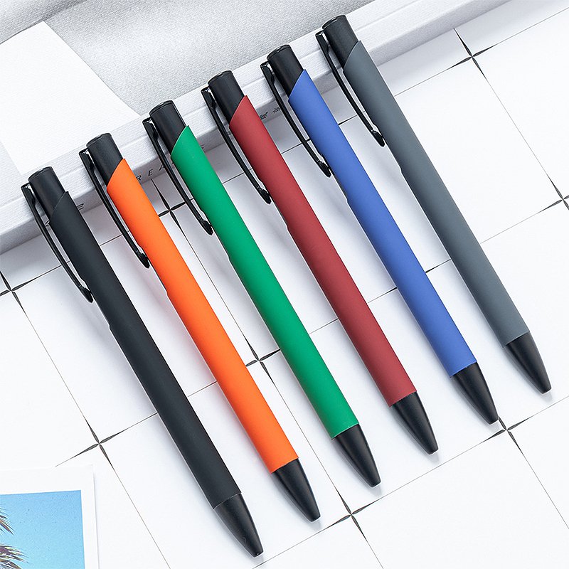 New Promotion Cheap Ball Point Metal Pens With Personalized Custom Laser Engraved Print Branded Logo Manufacturer Ballpoint Gift