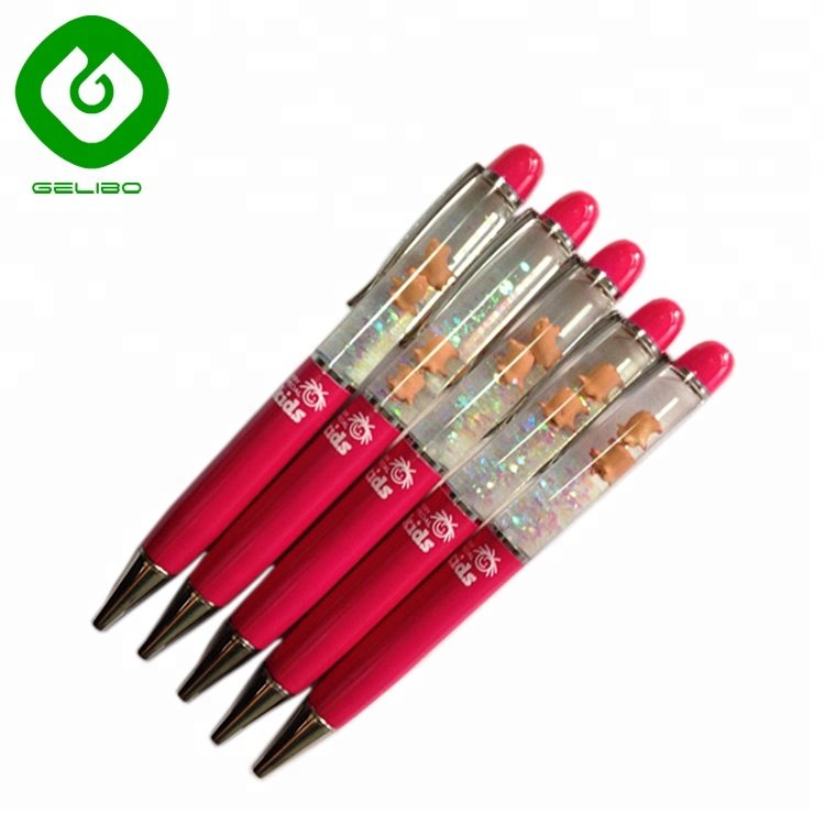 Factory supplier Custom Logo Liquid Floating Pen with naked girl floaters for promotion