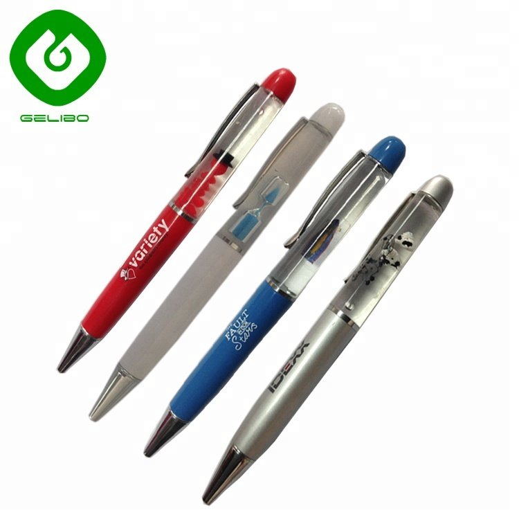 Factory supplier Custom Logo Liquid Floating Pen with naked girl floaters for promotion