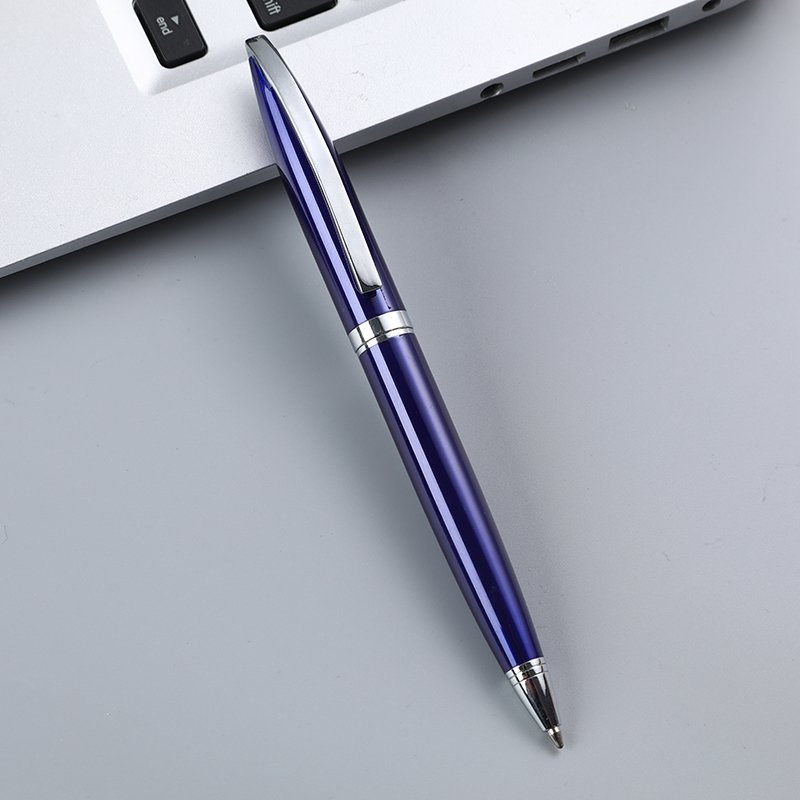 2024 Factory Outlet Wholesale All Silver Metal Ball Pen Personalized Logo Matte Black Color High Grade Gift Ballpoint Pens