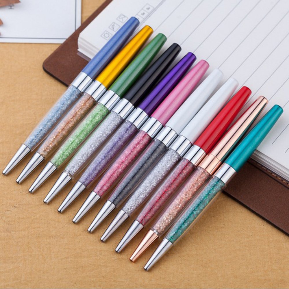 crystal pens Bling Bling Silm Crystal Diamond Retractable Ballpoint Pen