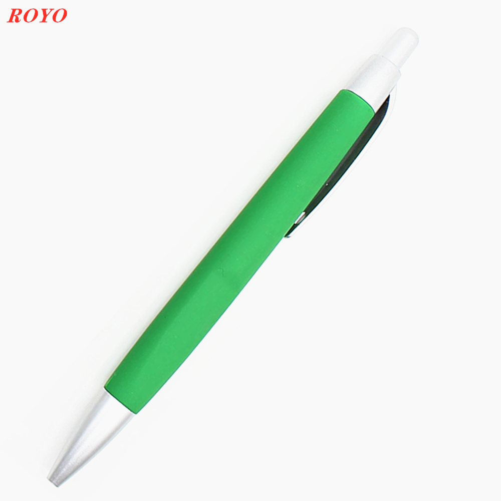 Factory Production Cheap Matte rubber Advertising Plastic Ballpen Promotional Gift Ballpoint Pen With Custom Logo