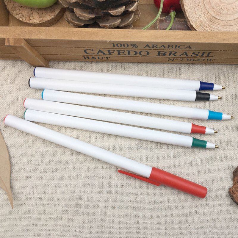 2017Simple Pen New Ballpoint Pen Type Plastic Promotional Ball Pen