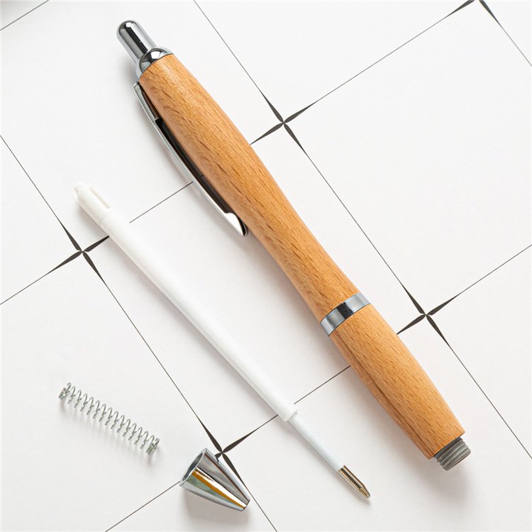 Custom logo laser or print bamboo ballpoint pen promotional cheap pen