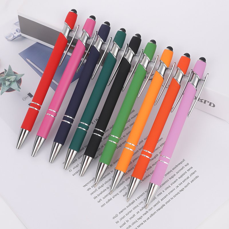 Hot Sale Metal Stylus Pens Custom logo Screen Touch Ball Pen for Gift & Office