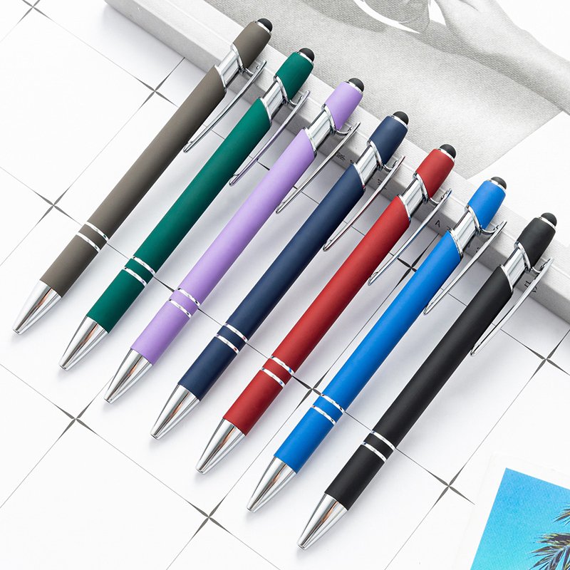 Hot Sale Metal Stylus Pens Custom logo Screen Touch Ball Pen for Gift & Office