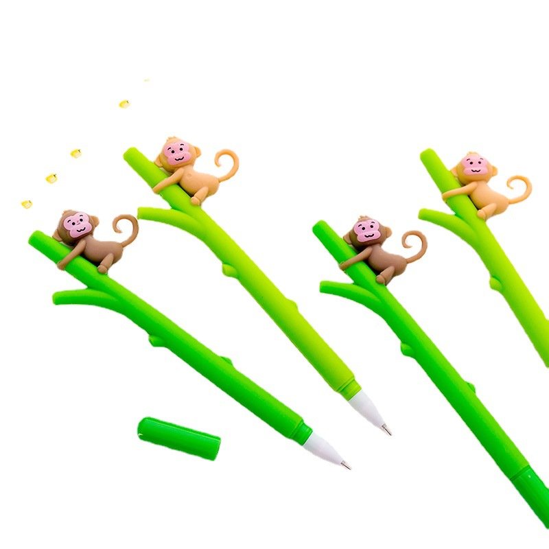 Hot Selling Kawaii Erasable Gel Pen School Office Stationery The Cute Little Monkey Gel Pen