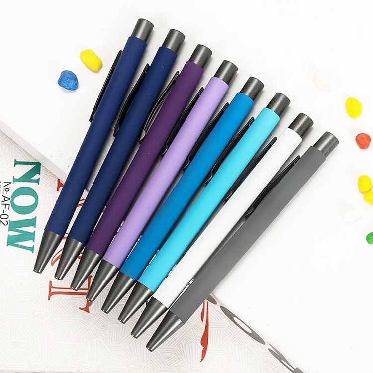DR606-BP Promotional Gift Wholesale Best Cheap Multi Color Metal Ballpoint Pen with Logo