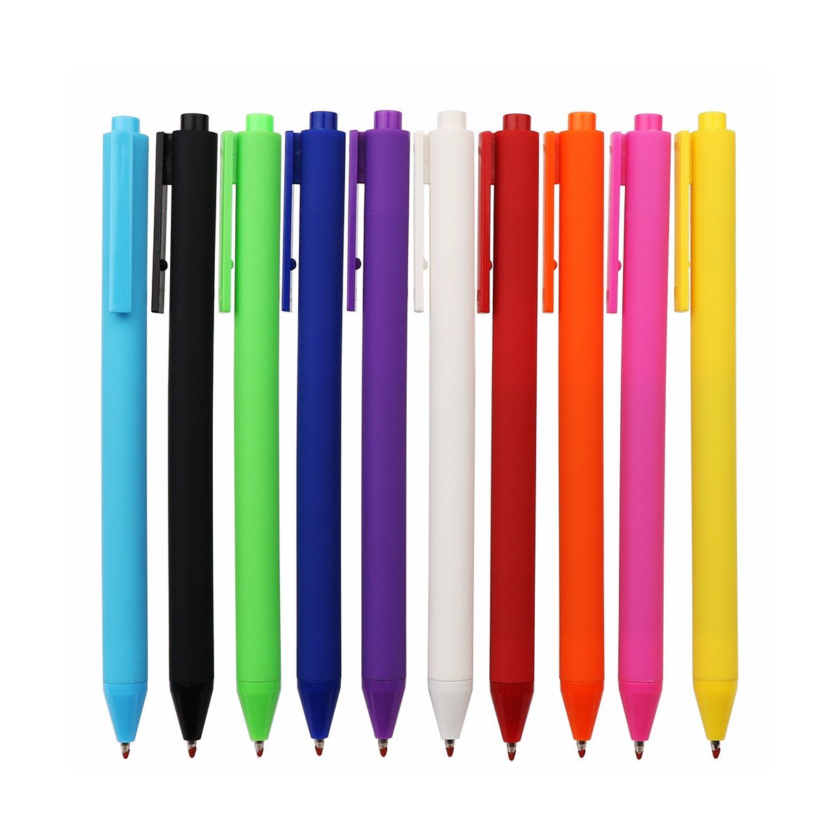 Factory Best Selling Mixed Color High Quality Ballpoint Pen OEM Ballpoint Pen Pair Gift Plastic Pen