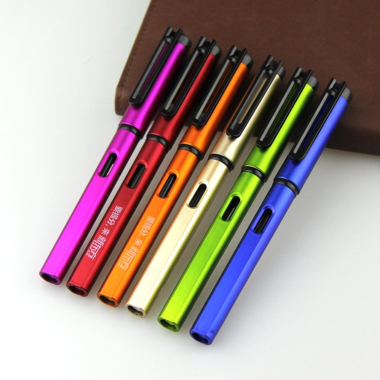 Hot selling bulk branded promotional gift custom logo metal black stylus pen