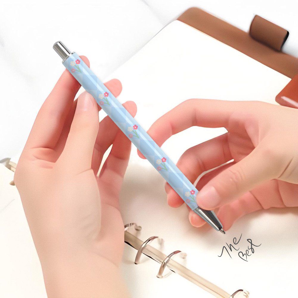 PYD Life New Wholesale Custom Logo DIY Aluminum Sublimation Blank Ballpoint Pen Heat Press Pens for Sublimation with Shrink Wrap