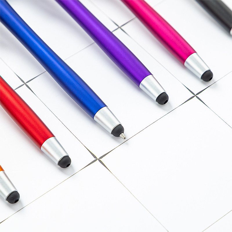 Touch screen plastic pen wholesale writing stationery ballpoint pen printable logo promotional gift advertising pens