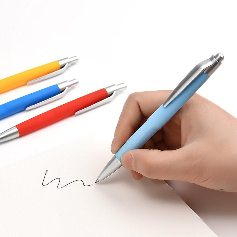 Customized LOGO Plastic Rubber Pen OEM Hotel Promotion High Quality Ballpoint Pen 0930