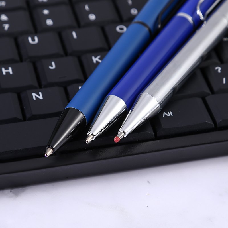 Promotional Custom Logo Luxury Rose Gold Hotel Metal Ball Pen