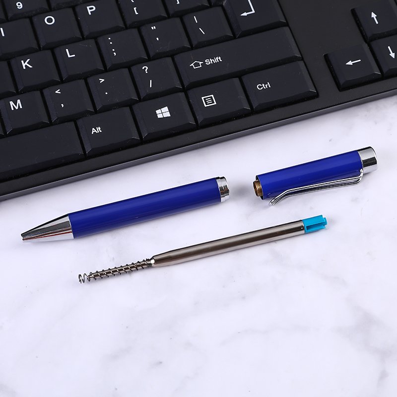 Promotional Custom Logo Luxury Rose Gold Hotel Metal Ball Pen