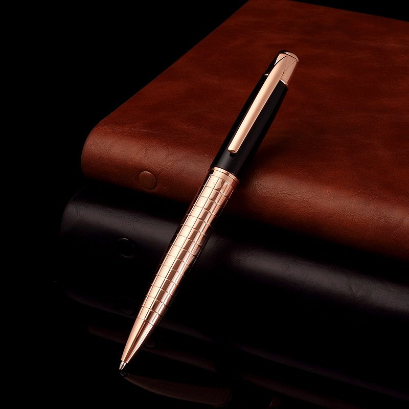 New Launched Simplicity Design Ball Point Pen Multiple Color Luxury Metal Brass Twist Ballpoint Pen