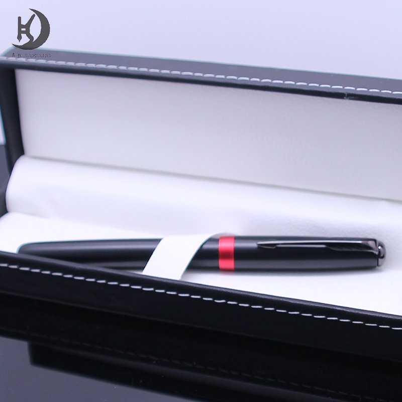 Luxury design promotional gift metal ballpoint pen heavy pen custom logo with box quality pen