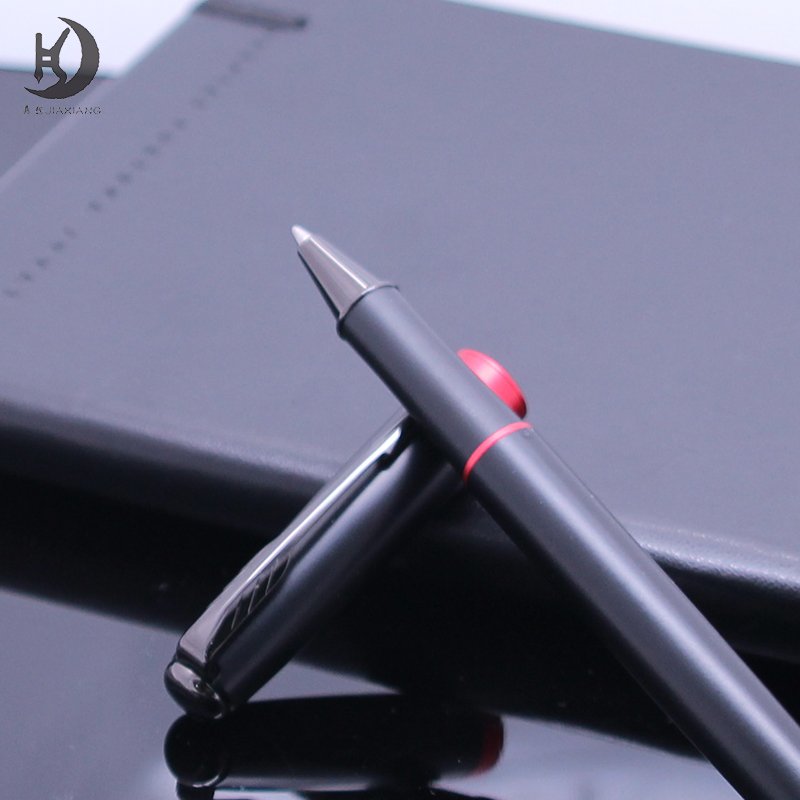 Luxury design promotional gift metal ballpoint pen heavy pen custom logo with box quality pen
