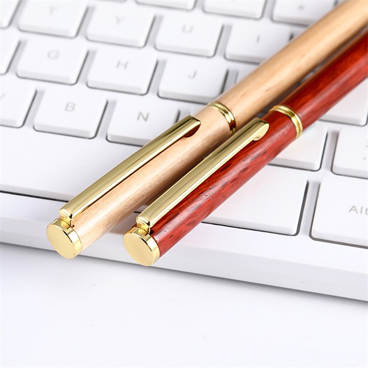 Eco Friendly Luxury Promotional Wood Ballpoint Pen Recycled Bamboo Pen with Logo