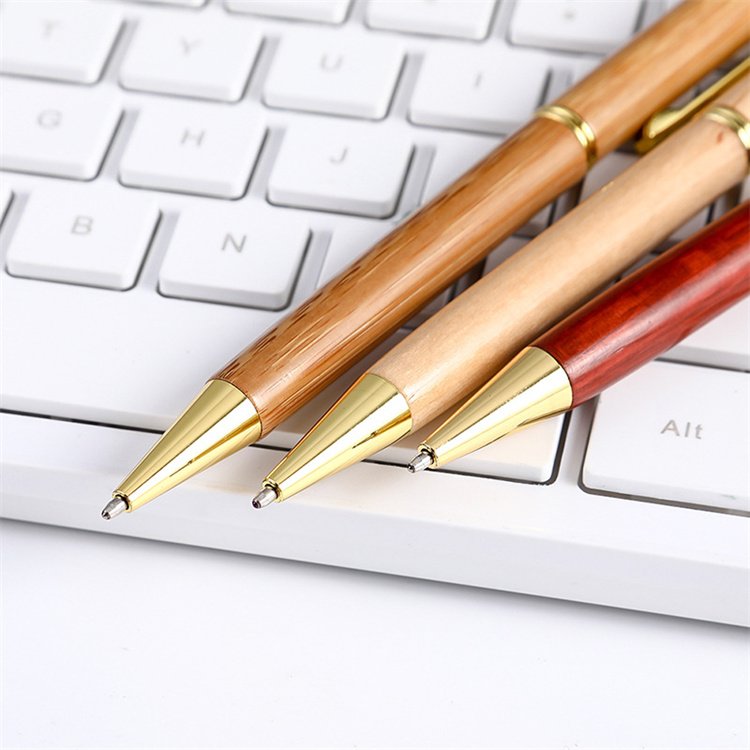 Eco Friendly Luxury Promotional Wood Ballpoint Pen Recycled Bamboo Pen with Logo