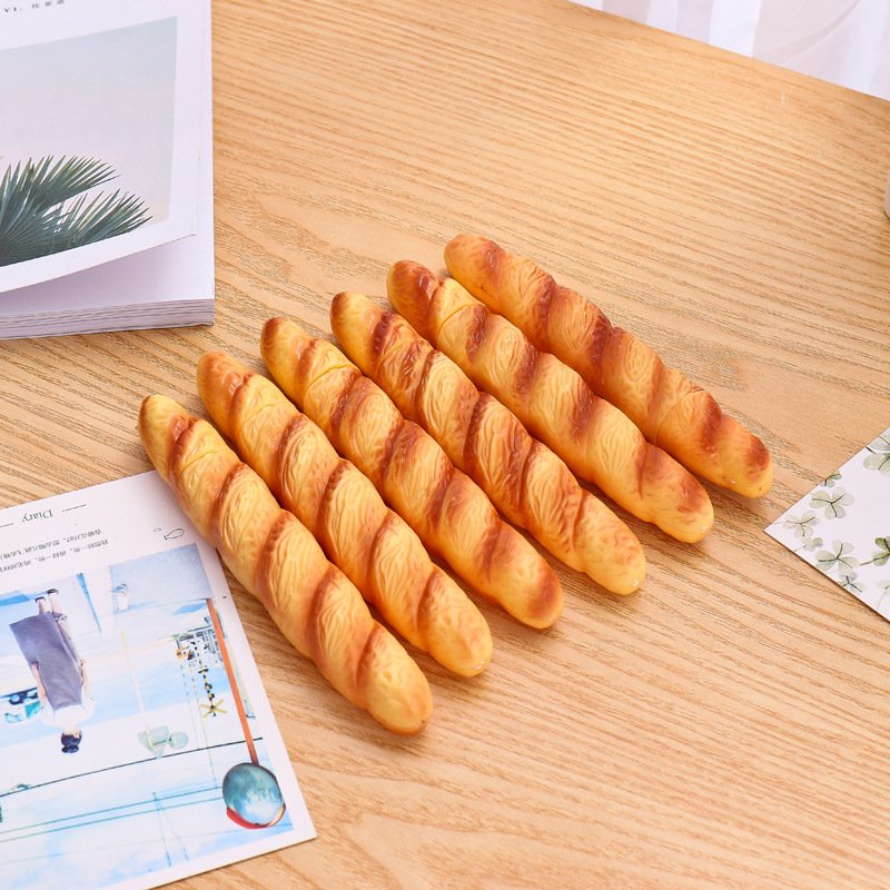 Funny personality pizza novel ball pen simulation food bread ballpoint pen with magnet