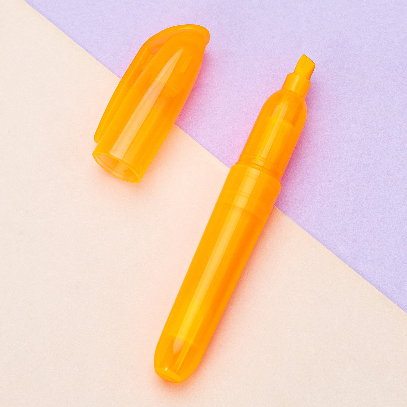 Fluorescent Marker Pen Soft Color Thick Line Graffiti Pen Hand Account Color Oblique Head Marking Pen